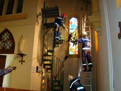 photo descente escalier